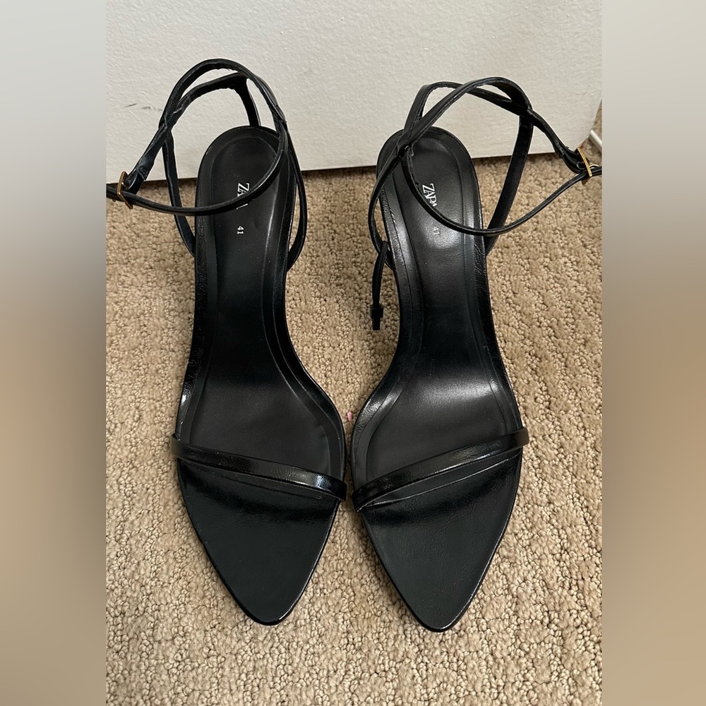 Zara Elegant Black Heels